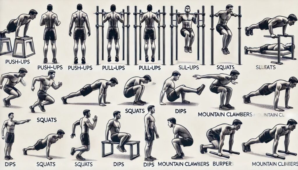 Top Body weight Workouts for Men