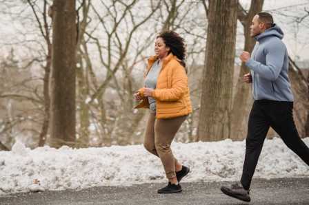 Someone walking, jogging, or doing light exercise, promoting physical activity for mental health tips for mental wellness