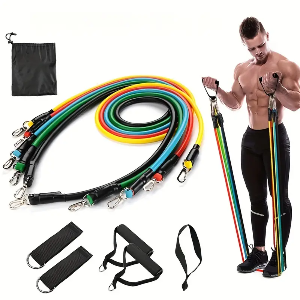 11pcs TPE Resistance Band Set