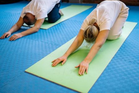 Child’s Pose full body stretching exercises