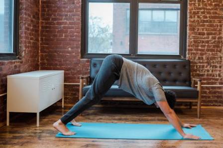 Downward Dog full body stretching exercises