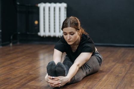  Seated Forward Fold full body stretching exercises